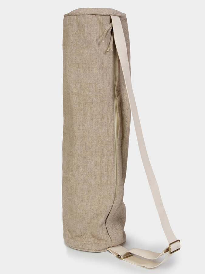 Yoga Studio Organic Cotton Two Toned Yoga Mat Bag - mezetto Shopify Collective Yoga Studio Store