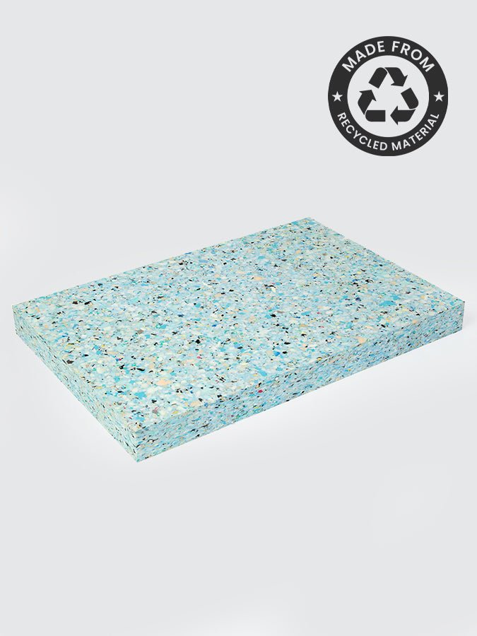 Yoga Studio Recycled Chip Foam Extra Large Pad Block (60 x 40 x 5cm) - mezetto Shopify Collective Yoga Studio Store
