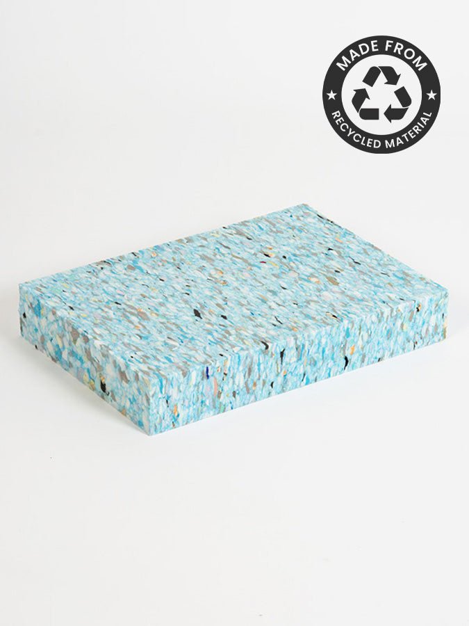 Yoga Studio Recycled Chip Foam Full Yoga Block (30 x 20 x 5cm) - mezetto Shopify Collective Yoga Studio Store