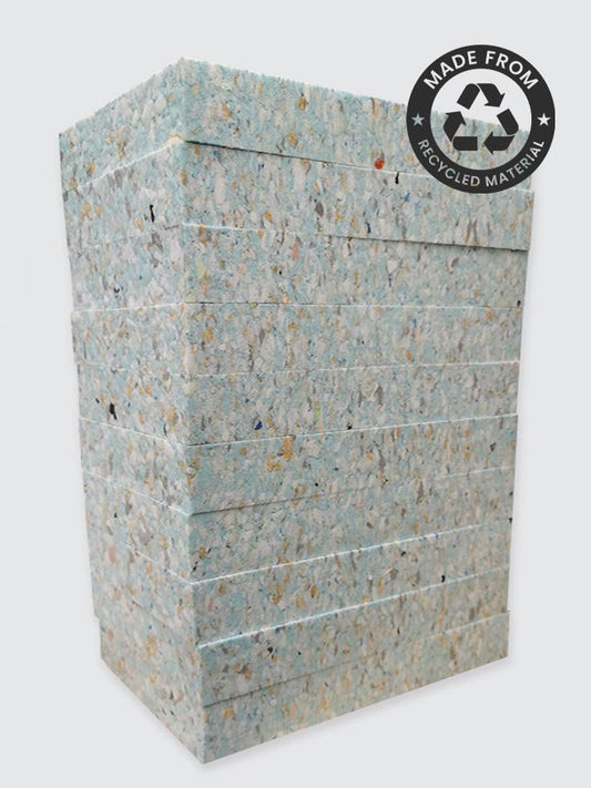 Yoga Studio Recycled Chip Foam Full Yoga Blocks (10 Pack) - mezetto Shopify Collective Yoga Studio Store