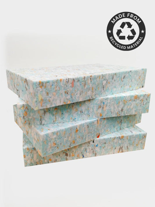 Yoga Studio Recycled Chip Foam Full Yoga Blocks (4 Pack) - mezetto Shopify Collective Yoga Studio Store
