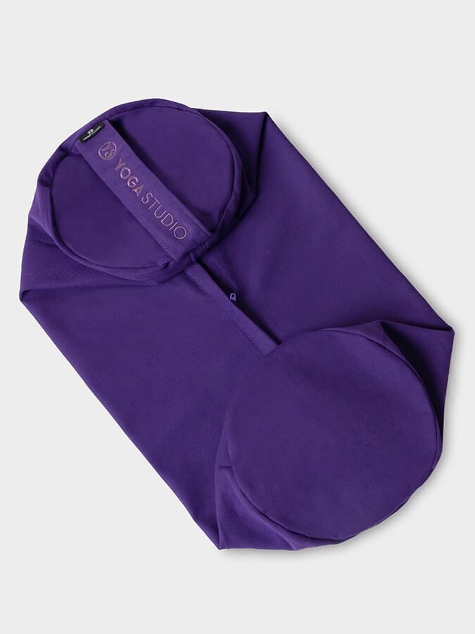 Yoga Studio Replacement Round Bolster Outer Cushion Cover - mezetto Shopify Collective Yoga Studio Store