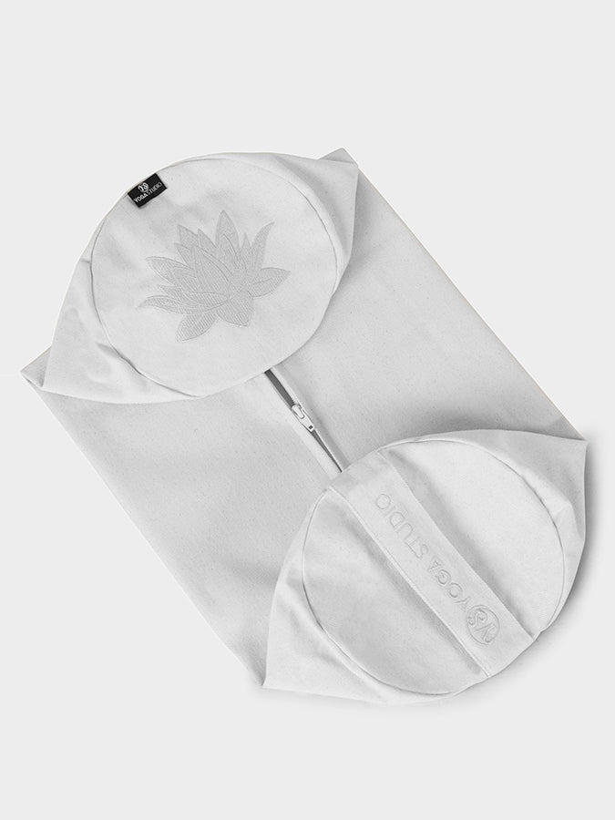 Yoga Studio Replacement Round Lotus Bolster Outer Cushion Cover - mezetto Shopify Collective Yoga Studio Store