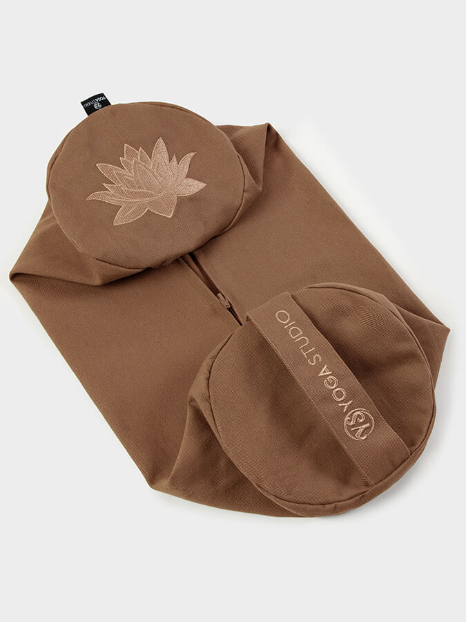 Yoga Studio Replacement Round Lotus Bolster Outer Cushion Cover - mezetto Shopify Collective Yoga Studio Store