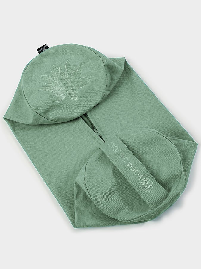 Yoga Studio Replacement Round Lotus Bolster Outer Cushion Cover - mezetto Shopify Collective Yoga Studio Store
