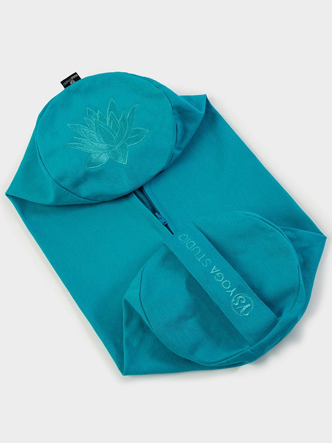 Yoga Studio Replacement Round Lotus Bolster Outer Cushion Cover - mezetto Shopify Collective Yoga Studio Store