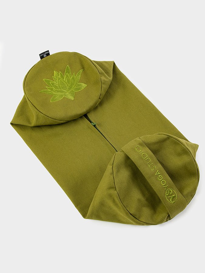 Yoga Studio Replacement Round Lotus Bolster Outer Cushion Cover - mezetto Shopify Collective Yoga Studio Store