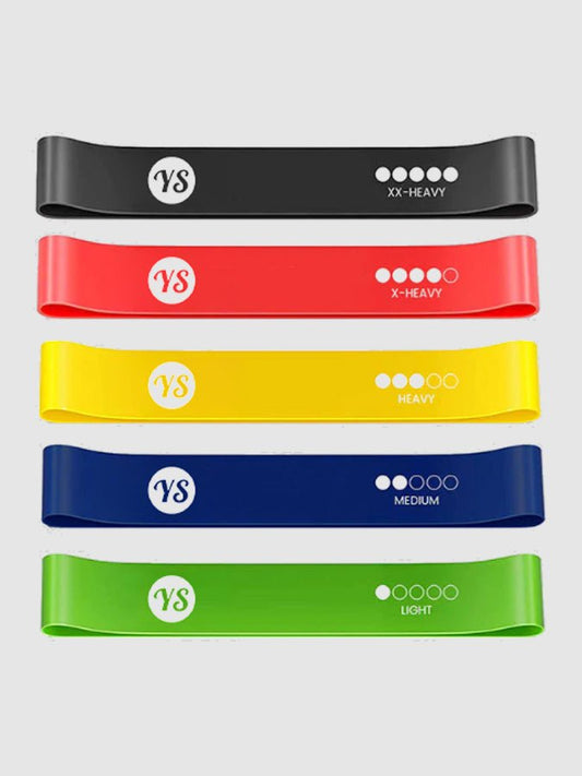 Yoga Studio Resistance Loop Bands - 5 Pack Inc Bag - mezetto Shopify Collective Yoga Studio Store