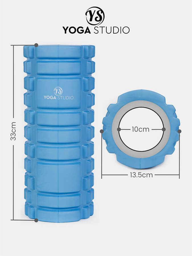 Yoga Studio SMR Trigger Point Grid Foam Massage Roller - mezetto Shopify Collective Yoga Studio Store
