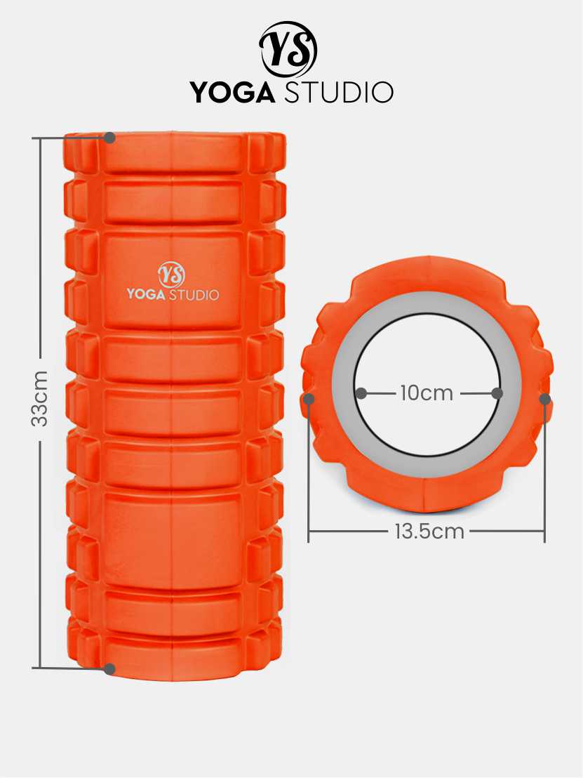 Yoga Studio SMR Trigger Point Grid Foam Massage Roller - mezetto Shopify Collective Yoga Studio Store
