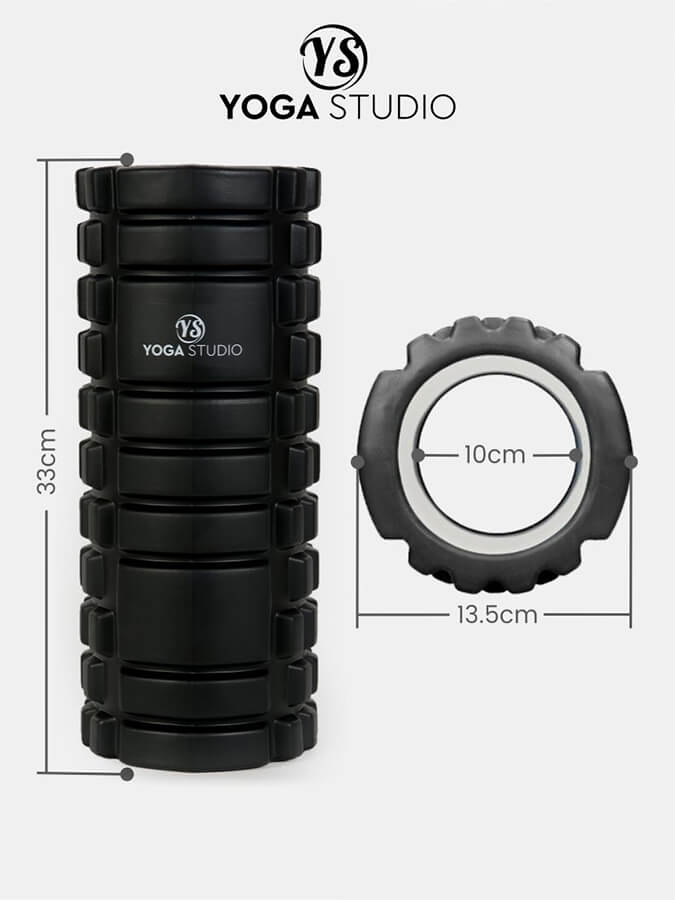 Yoga Studio SMR Trigger Point Grid Foam Massage Roller - mezetto Shopify Collective Yoga Studio Store