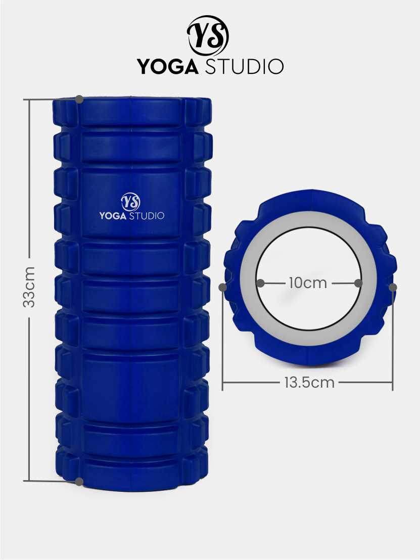 Yoga Studio SMR Trigger Point Grid Foam Massage Roller - mezetto Shopify Collective Yoga Studio Store