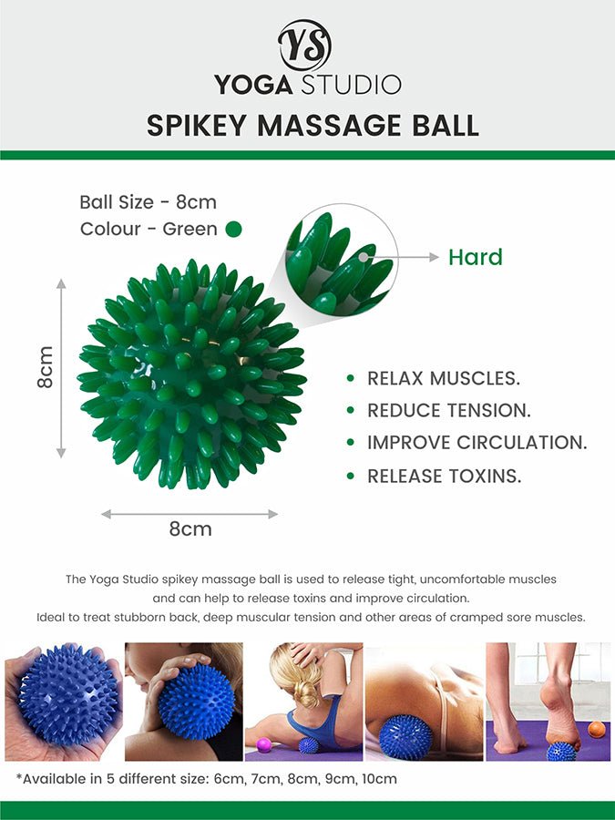 Yoga Studio Spiky Massage Ball - mezetto Shopify Collective Yoga Studio Store