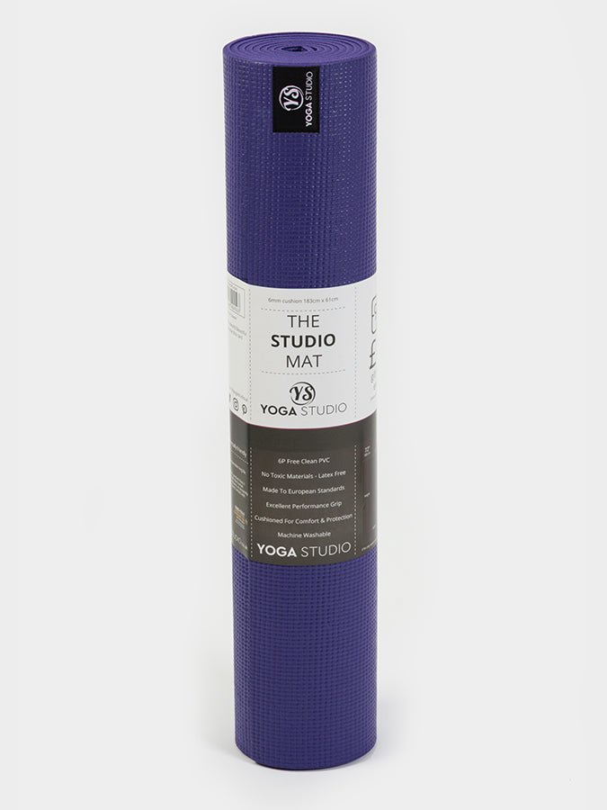 Yoga Studio Sticky Yoga Mat 6mm - mezetto Shopify Collective Yoga Studio Store