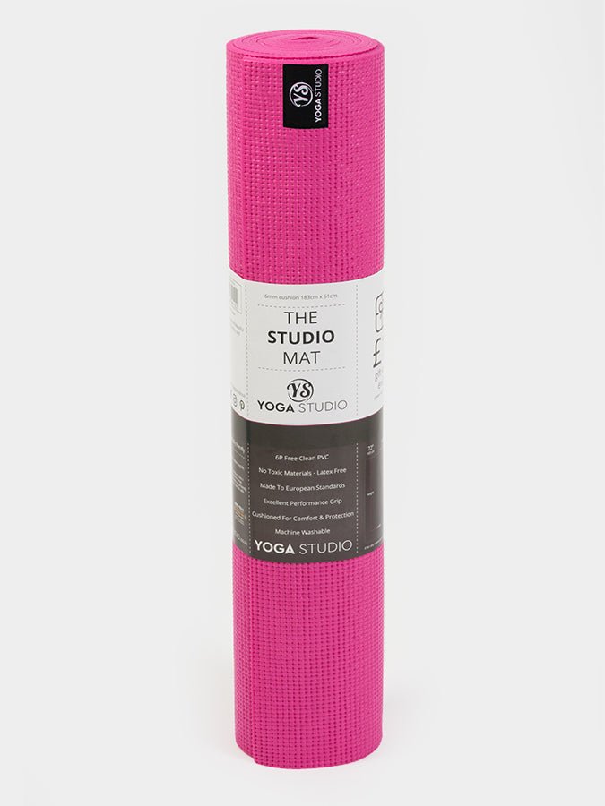 Yoga Studio Sticky Yoga Mat 6mm - mezetto Shopify Collective Yoga Studio Store