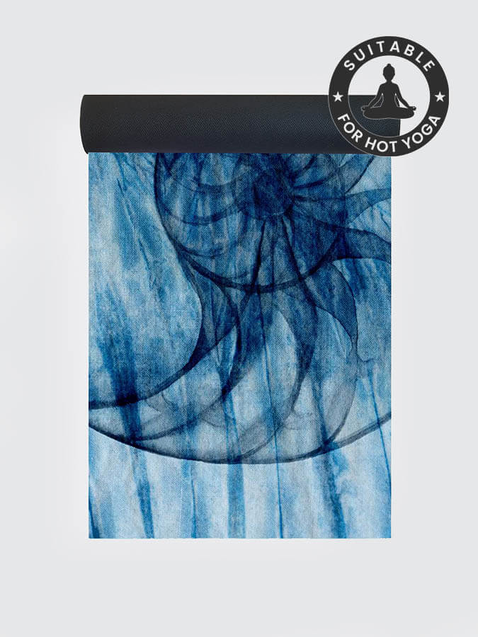 Yoga Studio Vegan Suede Microfiber Yoga Mat 4mm - mezetto Shopify Collective Yoga Studio Store