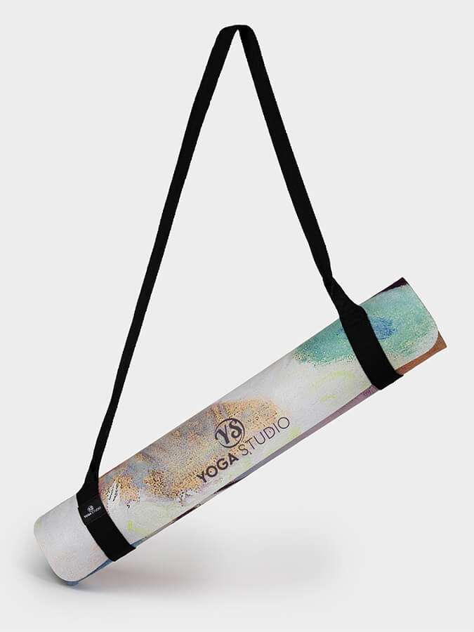 Yoga Studio Vegan Suede Microfiber Yoga Mat 4mm - mezetto Shopify Collective Yoga Studio Store