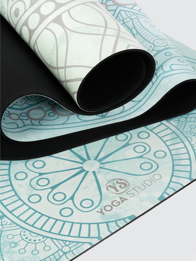 Yoga Studio Vegan Suede Microfiber Yoga Mat 4mm - mezetto Shopify Collective Yoga Studio Store
