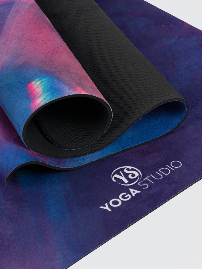 Yoga Studio Vegan Suede Microfiber Yoga Mat 4mm - mezetto Shopify Collective Yoga Studio Store