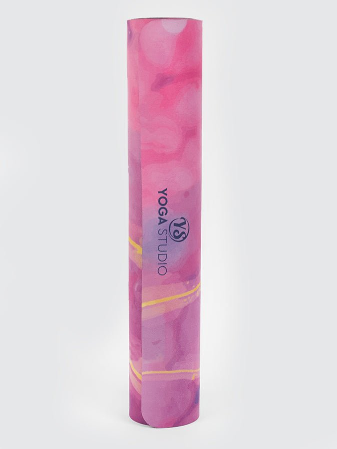 Yoga Studio Vegan Suede Microfiber Yoga Mat 4mm - mezetto Shopify Collective Yoga Studio Store