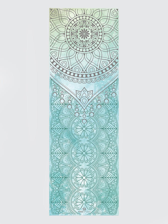Yoga Studio Vegan Suede Microfiber Yoga Mat 4mm - mezetto Shopify Collective Yoga Studio Store