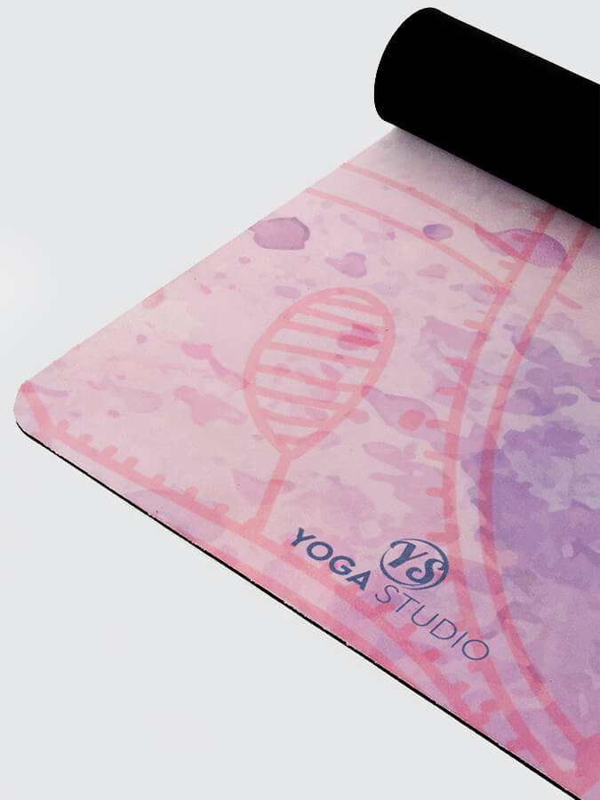 Yoga Studio Vegan Suede Microfiber Yoga Mat 4mm - mezetto Shopify Collective Yoga Studio Store