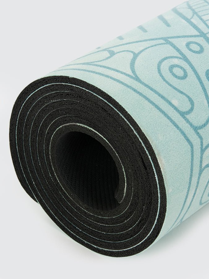 Yoga Studio Vegan Suede Microfiber Yoga Mat 4mm - mezetto Shopify Collective Yoga Studio Store