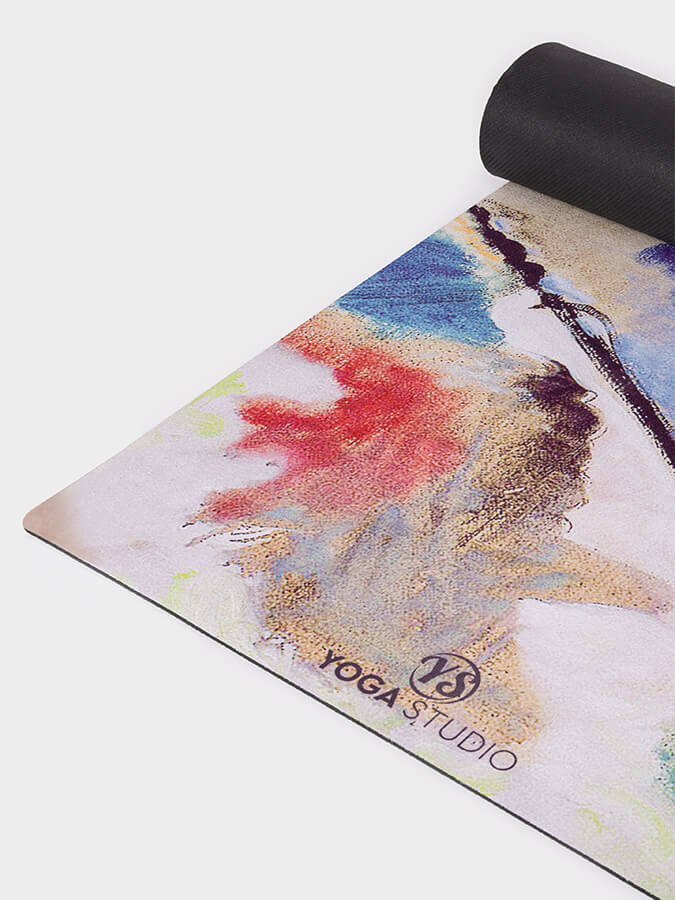 Yoga Studio Vegan Suede Microfiber Yoga Mat 4mm - mezetto Shopify Collective Yoga Studio Store