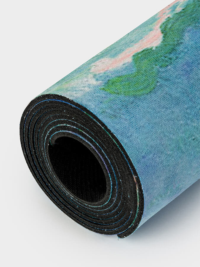 Yoga Studio Vegan Suede Microfiber Yoga Mat 4mm - mezetto Shopify Collective Yoga Studio Store