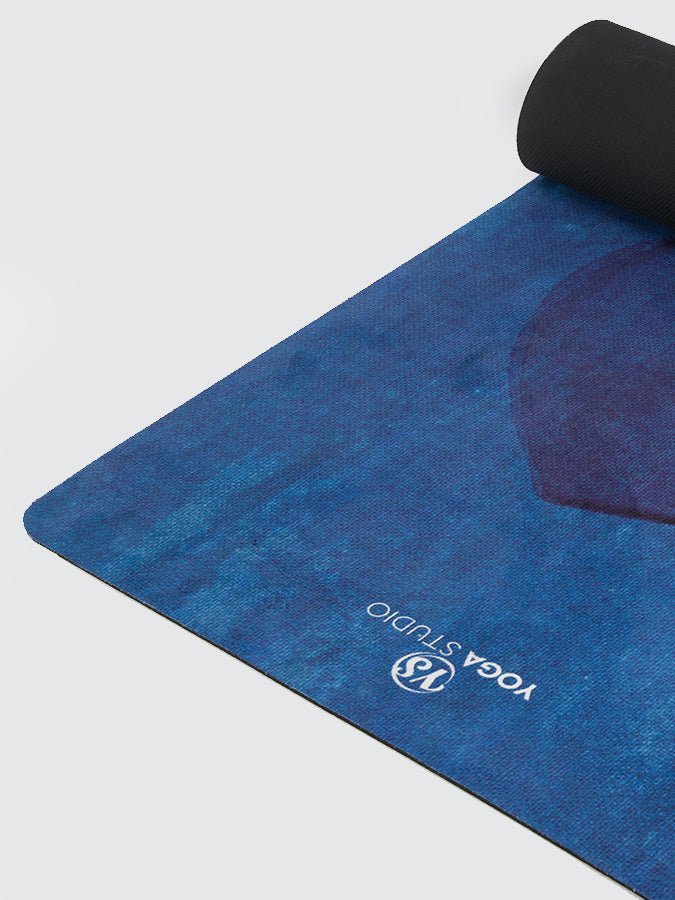 Yoga Studio Vegan Suede Microfiber Yoga Mat 4mm - mezetto Shopify Collective Yoga Studio Store