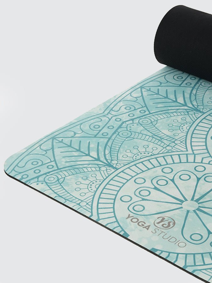 Yoga Studio Vegan Suede Microfiber Yoga Mat 4mm - mezetto Shopify Collective Yoga Studio Store