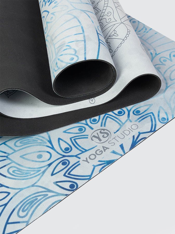 Yoga Studio Vegan Suede Microfiber Yoga Mat 4mm - mezetto Shopify Collective Yoga Studio Store
