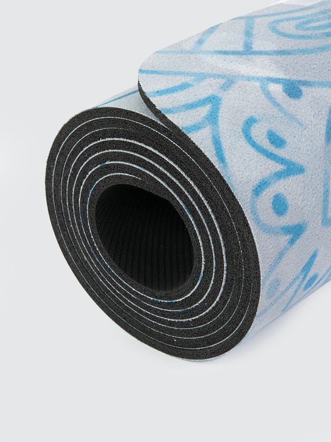 Yoga Studio Vegan Suede Microfiber Yoga Mat 4mm - mezetto Shopify Collective Yoga Studio Store