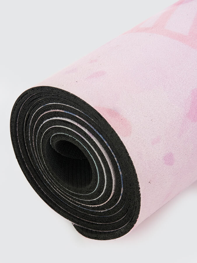 Yoga Studio Vegan Suede Microfiber Yoga Mat 4mm - mezetto Shopify Collective Yoga Studio Store