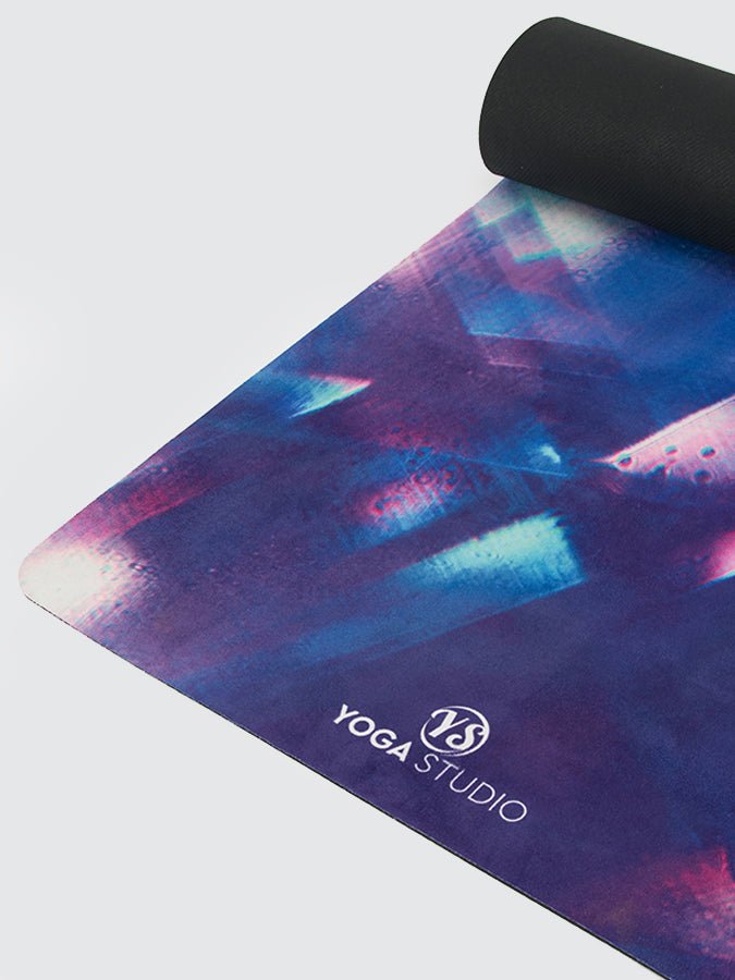 Yoga Studio Vegan Suede Microfiber Yoga Mat 4mm - mezetto Shopify Collective Yoga Studio Store
