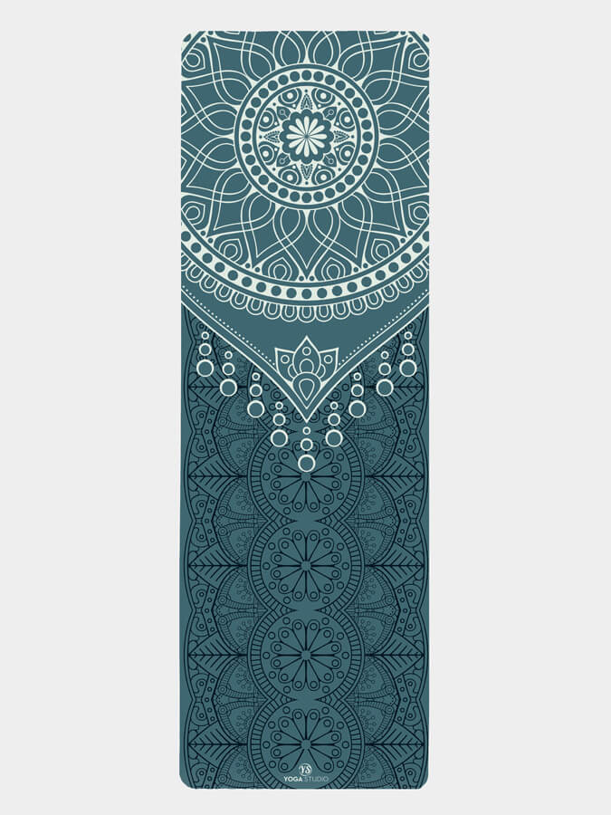 Yoga Studio Vegan Suede Microfiber Yoga Mat 4mm - mezetto Shopify Collective Yoga Studio Store