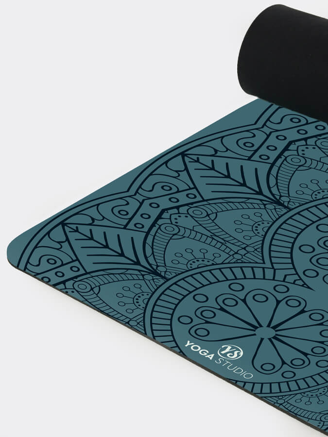 Yoga Studio Vegan Suede Microfiber Yoga Mat 4mm - mezetto Shopify Collective Yoga Studio Store