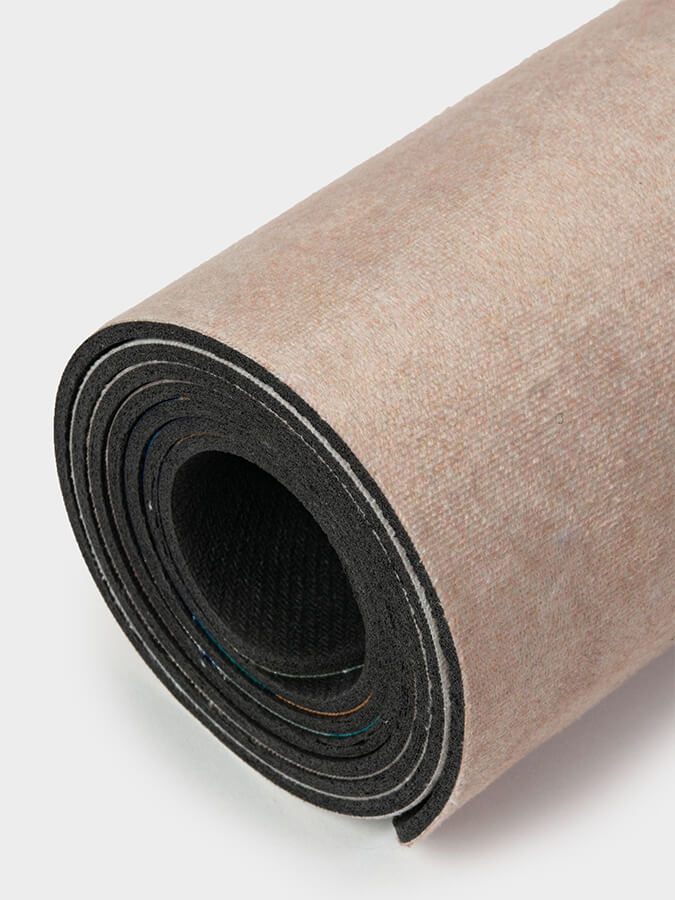 Yoga Studio Vegan Suede Microfiber Yoga Mat 4mm - mezetto Shopify Collective Yoga Studio Store