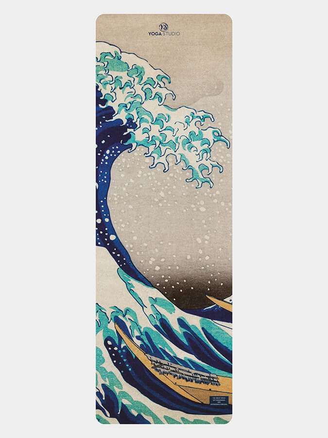 Yoga Studio Vegan Suede Microfiber Yoga Mat 4mm - mezetto Shopify Collective Yoga Studio Store