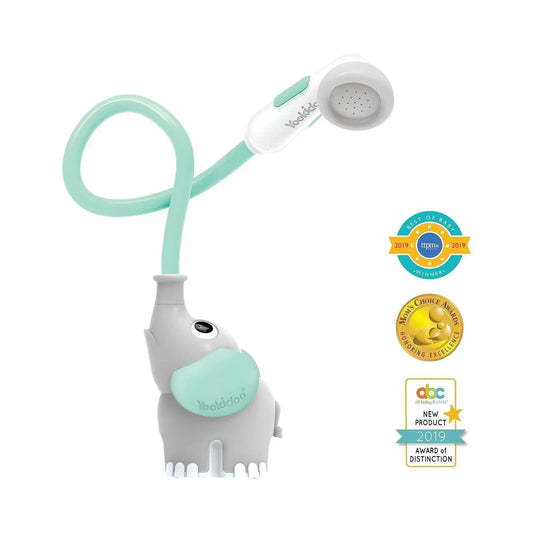 Yookidoo Baby Shower Bath Toy Elephant - Turquoise - mezetto ebebek ebebek