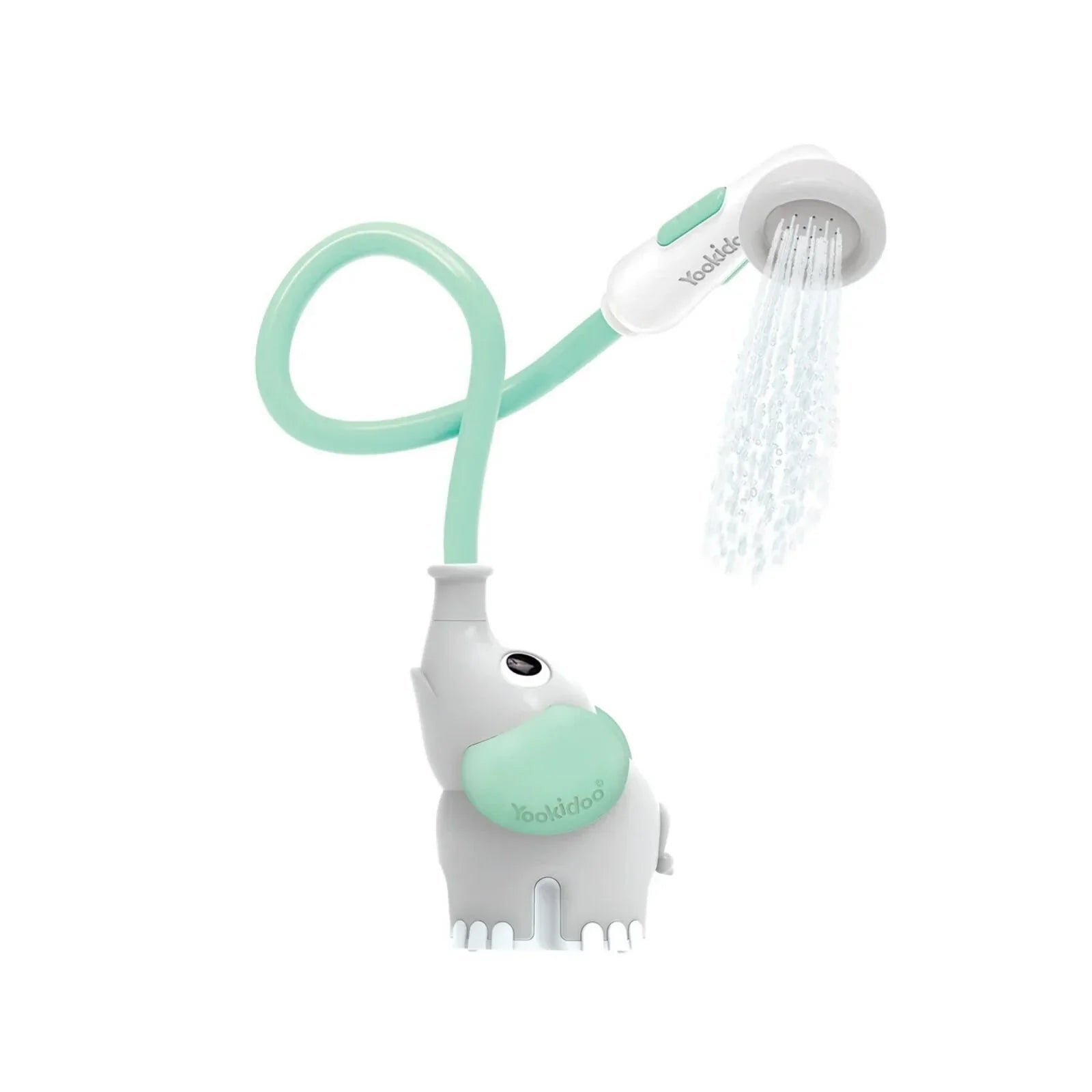 Yookidoo Baby Shower Bath Toy Elephant - Turquoise - mezetto ebebek ebebek