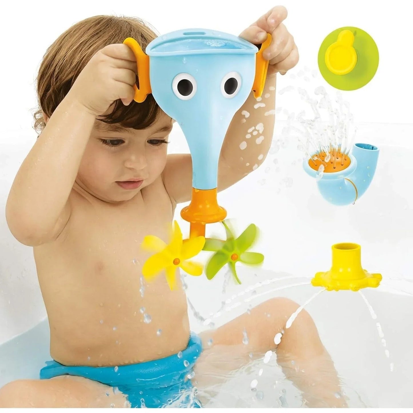 Yookidoo Fill 'N' Sprinkle FunElefun Bath Toy - mezetto ebebek ebebek