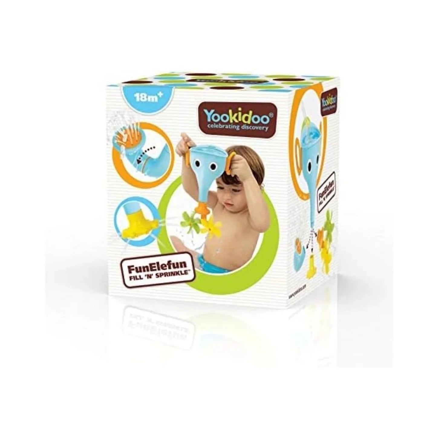 Yookidoo Fill 'N' Sprinkle FunElefun Bath Toy - mezetto ebebek ebebek
