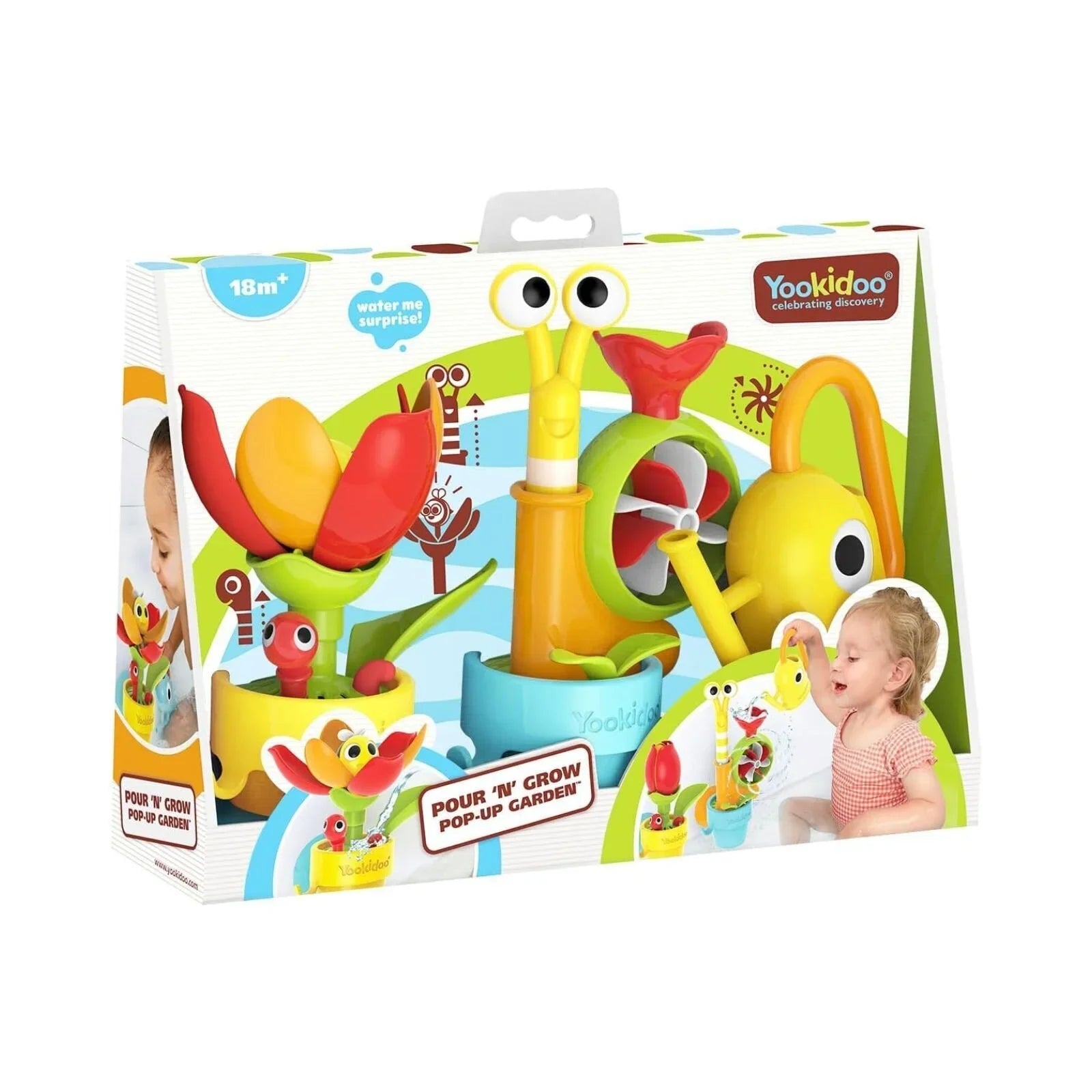 Yookidoo Pour 'N' Grow Pop - Up Garden Bath Toy - mezetto ebebek ebebek