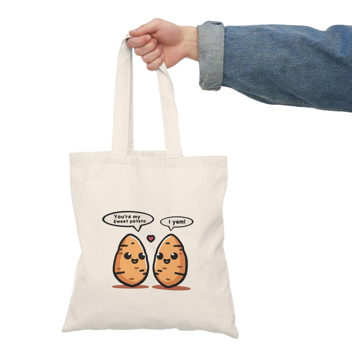 You're My Sweet Potato Tote – Cute Pun Eco Shopper - mezetto KEOLIX KEOLIX