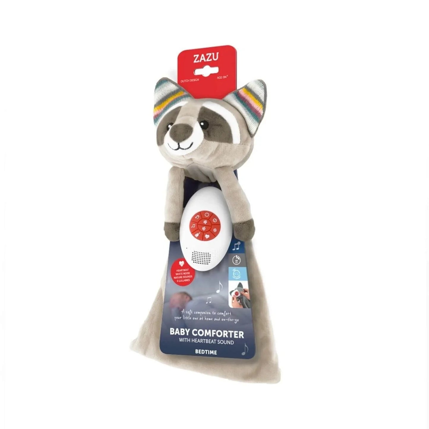 Zazu Robin The Raccoon Baby Comforter - mezetto ebebek ebebek