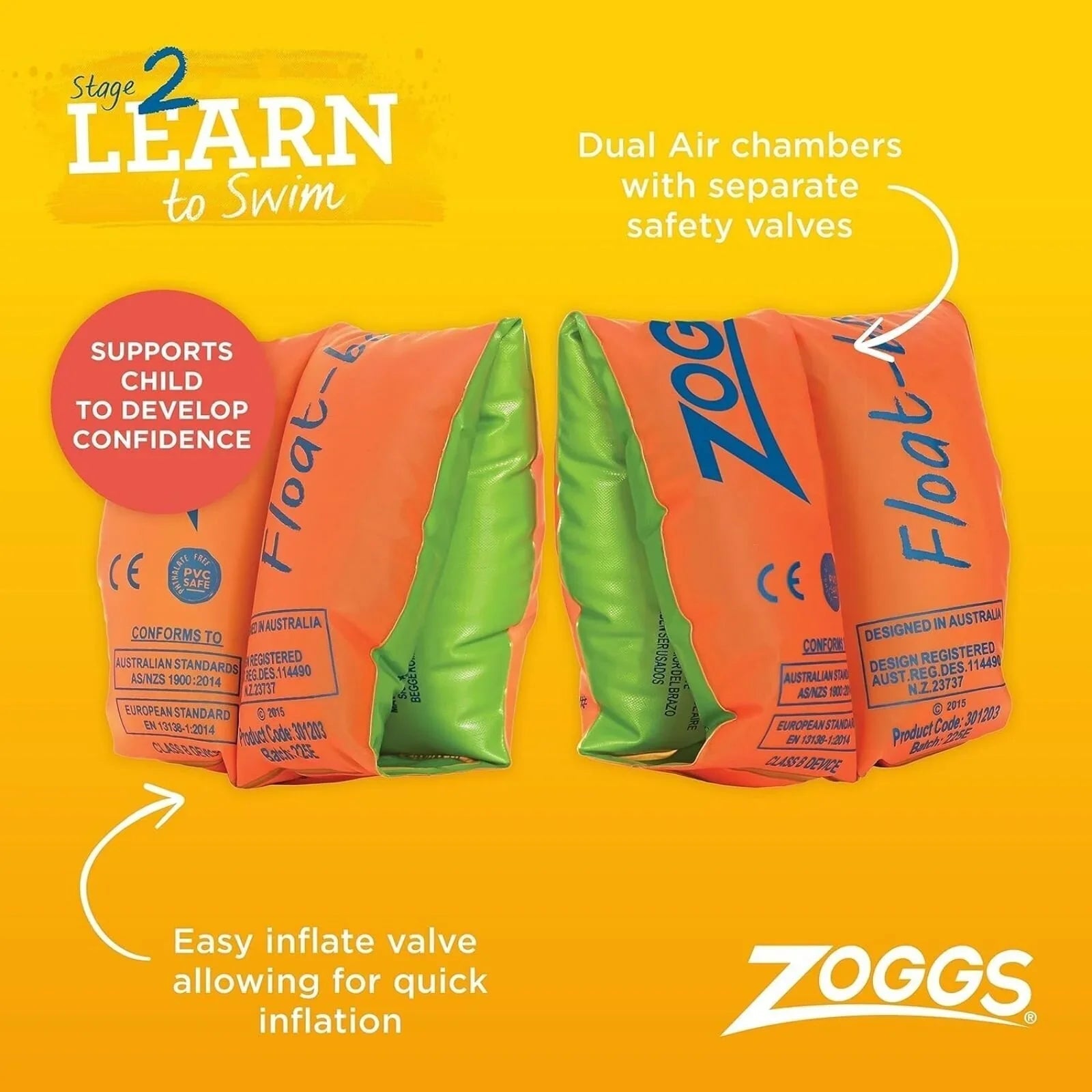 Zoggs Float Bands - mezetto ebebek ebebek