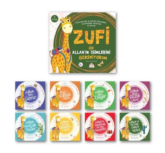 Zufi ile Allah’ın İsimlerini Öğreniyorum (8 Kitap) - Nesil Çocuk Yayınları Kitap